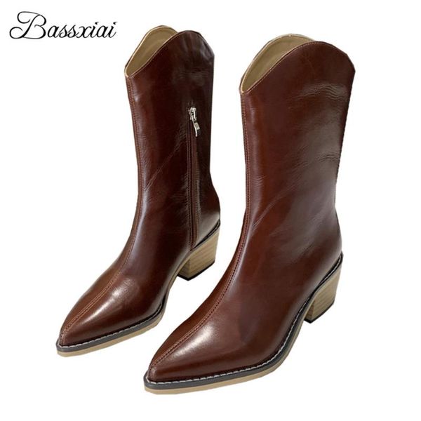 boots genuine leather knight women point toe thick heel zip winter mid-calf botas mujer runway booties for girls, Black
boots genuine leather knight women point toe thick heel zip winter mid-calf botas mujer runway booties for girls, Black