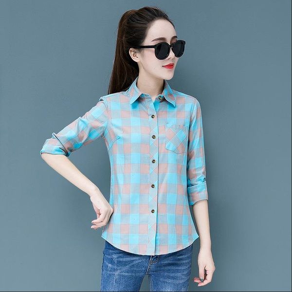 spring 2021 long sleeve plaid blouse korean casual women streetwear shirts elegant office 5xl plus size ladies print, White
spring 2021 long sleeve plaid blouse korean casual women streetwear shirts elegant office 5xl plus size ladies print, White