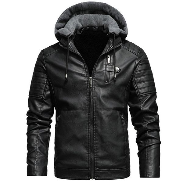 mens winter vintage motorcycle jacket mens outdoor casual long sleeve multi-zip pu leather hooded jacket 201222, Black
mens winter vintage motorcycle jacket mens outdoor casual long sleeve multi-zip pu leather hooded jacket 201222, Black
