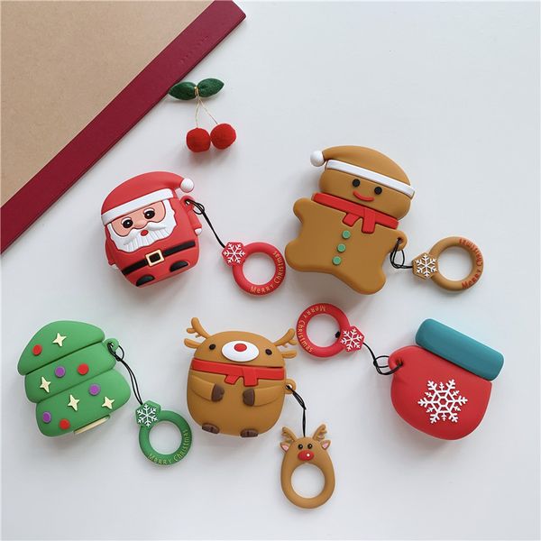 3d cartoon merry christmas santa deer tree wireless bluetooth headset soft case for airpods 1 2 charging cover gift
3d cartoon merry christmas santa deer tree wireless bluetooth headset soft case for airpods 1 2 charging cover gift
