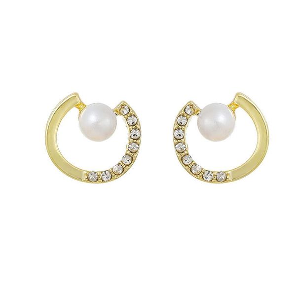 retro rhinestone small round stud ear ring for women luxury elegant simple temperament exquisite pearl earrings jewellery gift, Golden;silver
retro rhinestone small round stud ear ring for women luxury elegant simple temperament exquisite pearl earrings jewellery gift, Golden;silver