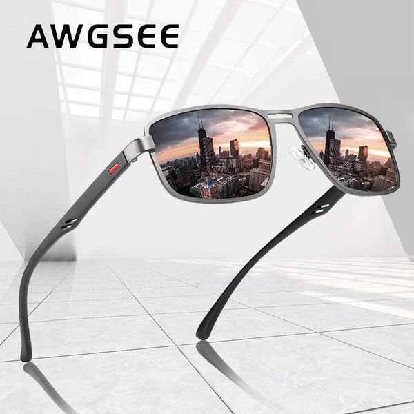 sunglasses awgsee square fashion polarized men aluminum frame shades male uv400 night vision glasses fishing driving, White;black
sunglasses awgsee square fashion polarized men aluminum frame shades male uv400 night vision glasses fishing driving, White;black