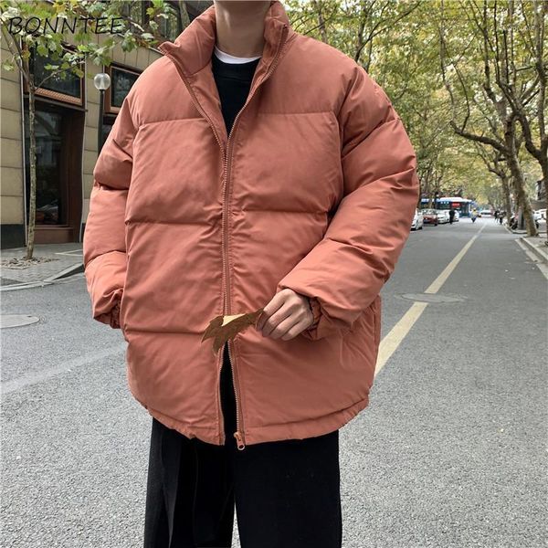 men short style parkas solid simple loose stand collar coats male warm chic cozy all-match korean trendy windproof streetwear1, Black
men short style parkas solid simple loose stand collar coats male warm chic cozy all-match korean trendy windproof streetwear1, Black