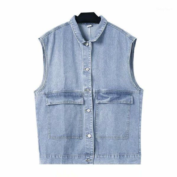 men's jackets 2021 hong kong wind denim vest men's tide brand ins personality trend workwear stables loose summer jacket sleeveles, Black;brown
men's jackets 2021 hong kong wind denim vest men's tide brand ins personality trend workwear stables loose summer jacket sleeveles, Black;brown