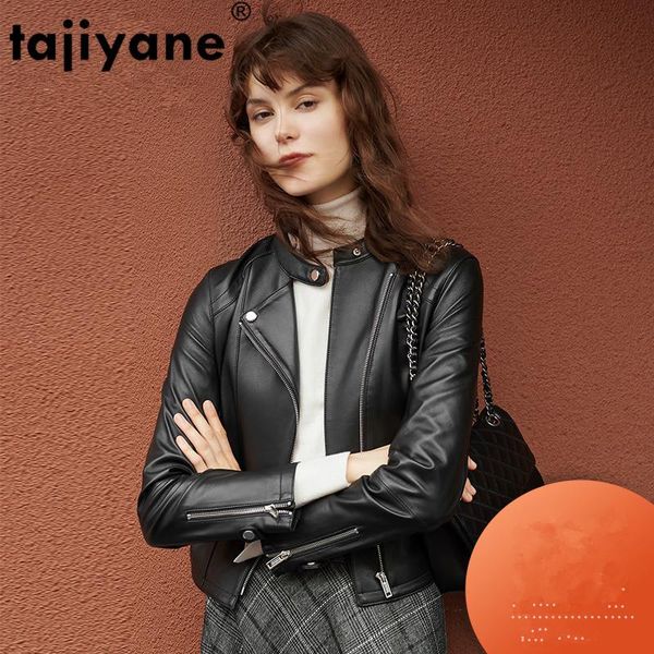 women's leather & faux tajiyane 100% sheepskin coat genuine laether women jacket fashion woman coats mujeres abrigos 2021 a400357 wpy75, Black
women's leather & faux tajiyane 100% sheepskin coat genuine laether women jacket fashion woman coats mujeres abrigos 2021 a400357 wpy75, Black