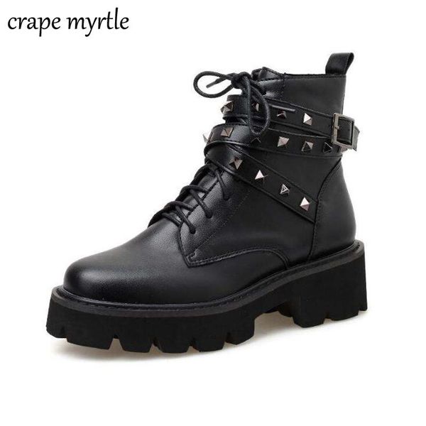 rivet motorcycle boots women's leather ankle boots 2020 gothic autumn buckle punk boot low heel combat for women yma985, Black
rivet motorcycle boots women's leather ankle boots 2020 gothic autumn buckle punk boot low heel combat for women yma985, Black