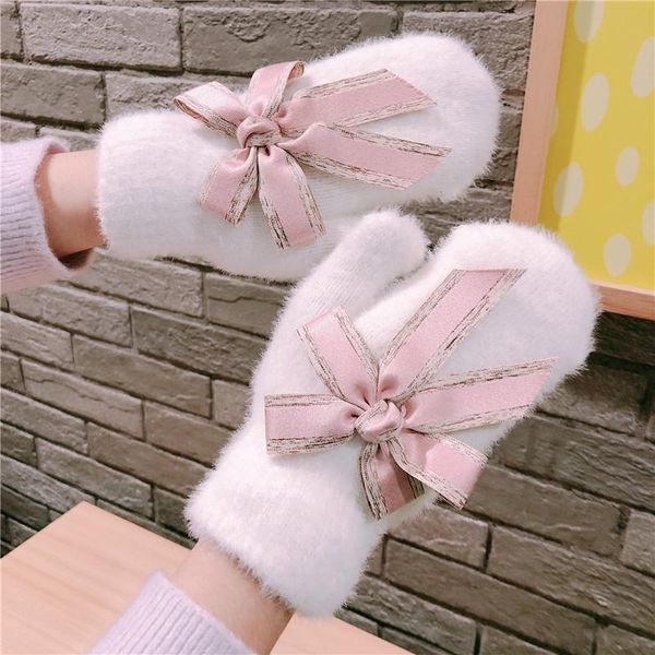 winter gloves women thicken and keep warm fur full finger gloves ladeis female mittens outdoor guantes, Blue;gray
winter gloves women thicken and keep warm fur full finger gloves ladeis female mittens outdoor guantes, Blue;gray