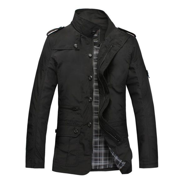 casual slim mens trench coat jacket fashion solid men's winter jacketspockets single breasted windbreakers overcoat, Tan;black
casual slim mens trench coat jacket fashion solid men's winter jacketspockets single breasted windbreakers overcoat, Tan;black