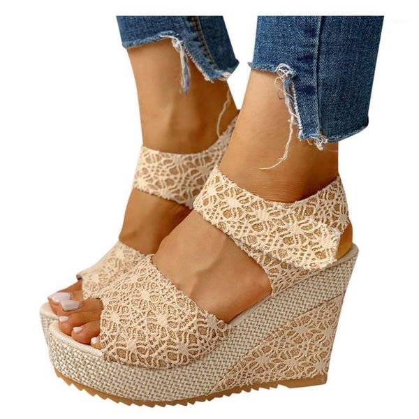 new summer women's sandals ladies shoes platform wedges heel sandals floral flower lace-up shoes footwear #6.81, Black
new summer women's sandals ladies shoes platform wedges heel sandals floral flower lace-up shoes footwear #6.81, Black