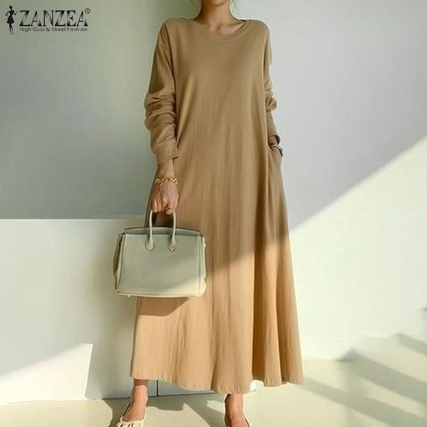 zanzea maxi платья для женщин 2020 дамы мягкие vestidos повседневная твердая одежда femme plus размер 5xl ранней осени с длинным рукавом sun, Black;gray
zanzea maxi платья для женщин 2020 дамы мягкие vestidos повседневная твердая одежда femme plus размер 5xl ранней осени с длинным рукавом sun, Black;gray
