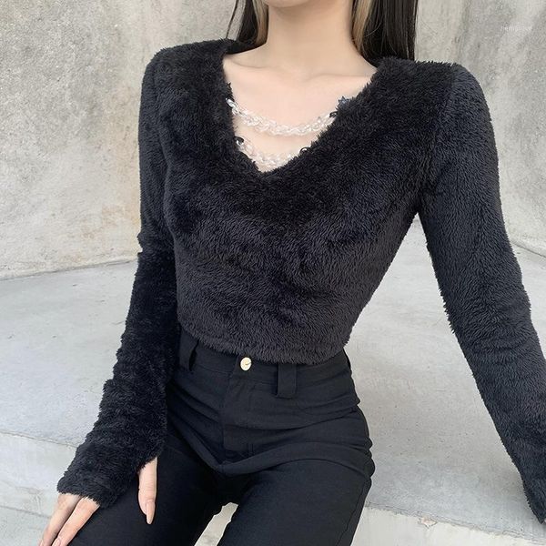 bf style design sweater metal chain personality black autumn winter thicken gothic pullover women new thumb sleeve, White;black
bf style design sweater metal chain personality black autumn winter thicken gothic pullover women new thumb sleeve, White;black