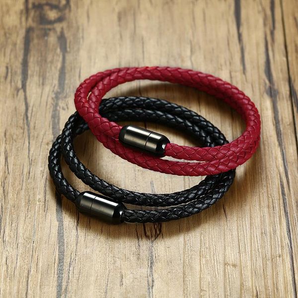 charm bracelets double braided leather bracelet with stainless steel black magnet clasp, Golden;silver
charm bracelets double braided leather bracelet with stainless steel black magnet clasp, Golden;silver