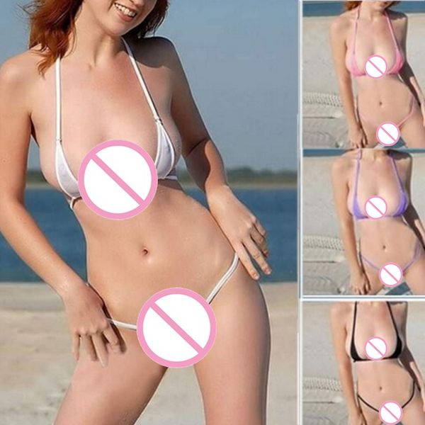 women micro mini bikini thong underwear g-string bra swimwear sleepwear swimwear, White;black
women micro mini bikini thong underwear g-string bra swimwear sleepwear swimwear, White;black