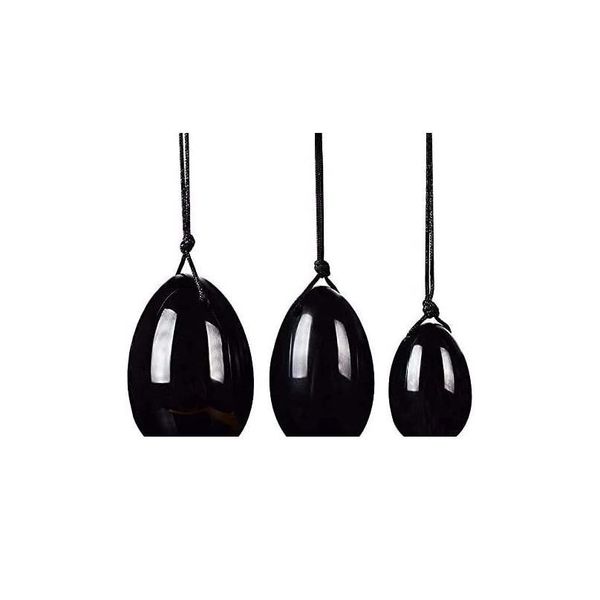 3pcs set jade eggs natural drilled black obsidian women exercise pelvic muscles kegel exerciser masr vaginal tighten jlllph
3pcs set jade eggs natural drilled black obsidian women exercise pelvic muscles kegel exerciser masr vaginal tighten jlllph