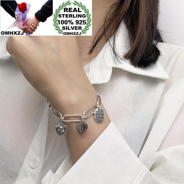 omhxzj wholesale hb98 european fashion woman birthday party gift vintage heart shield charm 100% 925 sterling silver bracelet1, Golden;silver
omhxzj wholesale hb98 european fashion woman birthday party gift vintage heart shield charm 100% 925 sterling silver bracelet1, Golden;silver