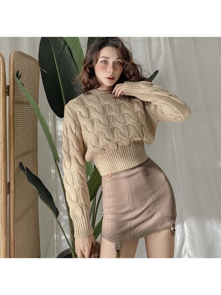 2021 new autumn winter clothes 3-color thin cut-off cotton sweater, long sleeve, waistband, sweater vest jmpe, White;black
2021 new autumn winter clothes 3-color thin cut-off cotton sweater, long sleeve, waistband, sweater vest jmpe, White;black