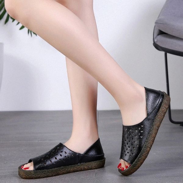 Woman Sandals Women Hollow On Peep Toe Female Out Flats Women's Slip Casual Solid Shoes Ladies Fashion Footwear Plus Size #Ay4P, Black
Woman Sandals Women Hollow On Peep Toe Female Out Flats Women's Slip Casual Solid Shoes Ladies Fashion Footwear Plus Size #Ay4P, Black