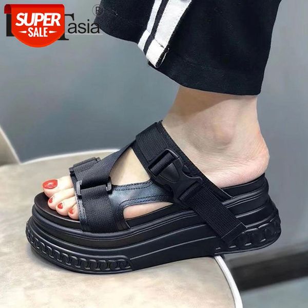 doratasia new girl brand platform slides classic buckle decorating summer slippers women comfy high wedges shoes woman #bf6f, Black
doratasia new girl brand platform slides classic buckle decorating summer slippers women comfy high wedges shoes woman #bf6f, Black