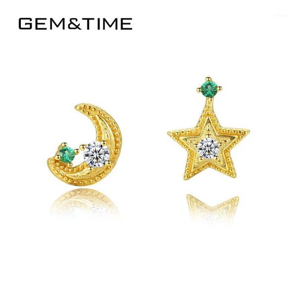 stud gem&time 18k gold plated moon star gemstone earrings real sterling silver 925 for women jewelry joyas de pla a 9251, Golden;silver
stud gem&time 18k gold plated moon star gemstone earrings real sterling silver 925 for women jewelry joyas de pla a 9251, Golden;silver