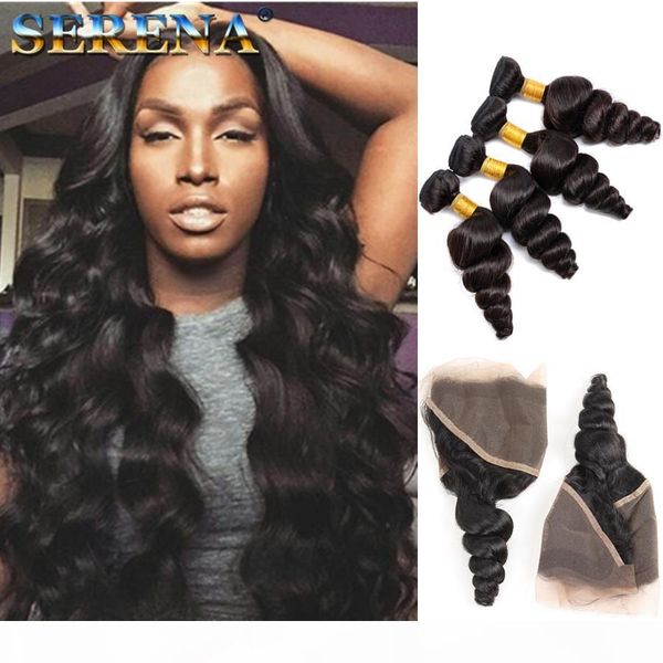 4 bundles loose wave hair with frontal brazilian hair bundles lace frontal closure with bundles brazilian virgin human hair with closure, Black;brown
4 bundles loose wave hair with frontal brazilian hair bundles lace frontal closure with bundles brazilian virgin human hair with closure, Black;brown