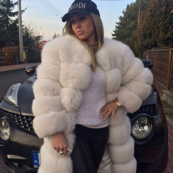 of sale the real round vintage square fox coats with detachable fur sleeve fashionable ladies winter outwear ina4, Black
of sale the real round vintage square fox coats with detachable fur sleeve fashionable ladies winter outwear ina4, Black
