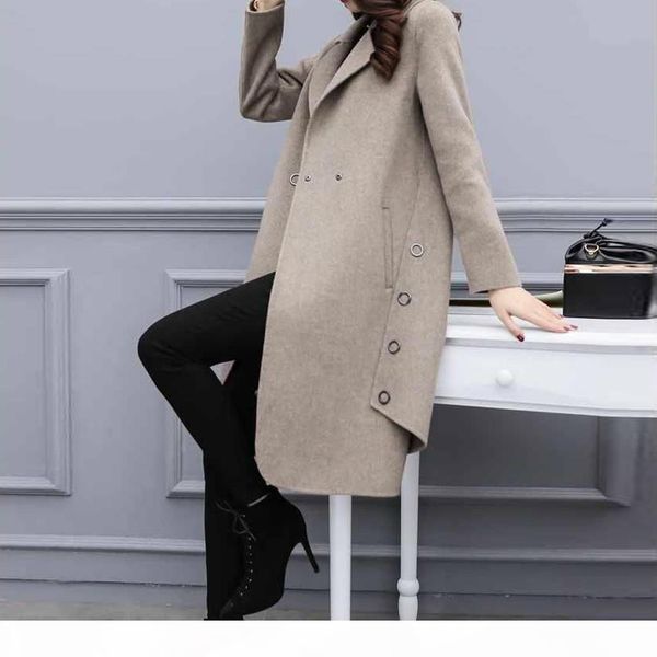 2019 office lady women long winter wool blend coat slim solid wool coat and jacket double breasted outerwear plus size 3xl#g30, Black
2019 office lady women long winter wool blend coat slim solid wool coat and jacket double breasted outerwear plus size 3xl#g30, Black