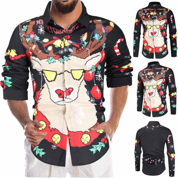 casual printed long sleeve shirt men streetwear 2020 oversize male fashion christmas shirts for man camisas de hombre stylish c1212, White;black
casual printed long sleeve shirt men streetwear 2020 oversize male fashion christmas shirts for man camisas de hombre stylish c1212, White;black