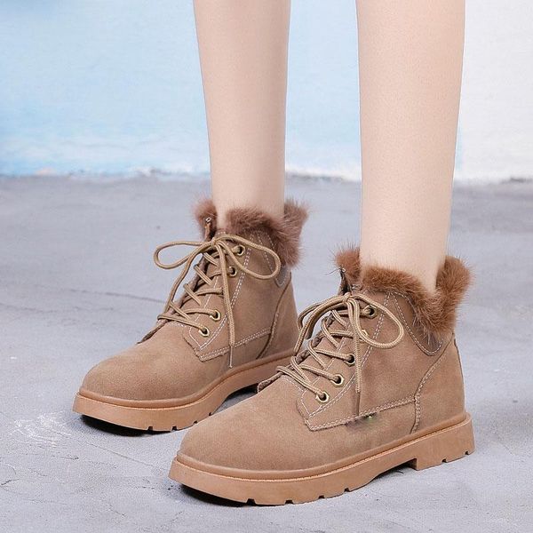 ladyqueen collection winter women martin boots comfortable flock keep warm plush lace up women boots resistance slip chaussure, Black
ladyqueen collection winter women martin boots comfortable flock keep warm plush lace up women boots resistance slip chaussure, Black
