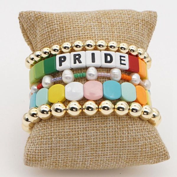 shinus fashion rainbow enamel stretch letter bracelets women bracelet for girl gold color bead pearl jewelry gift for ladies, Golden;silver
shinus fashion rainbow enamel stretch letter bracelets women bracelet for girl gold color bead pearl jewelry gift for ladies, Golden;silver