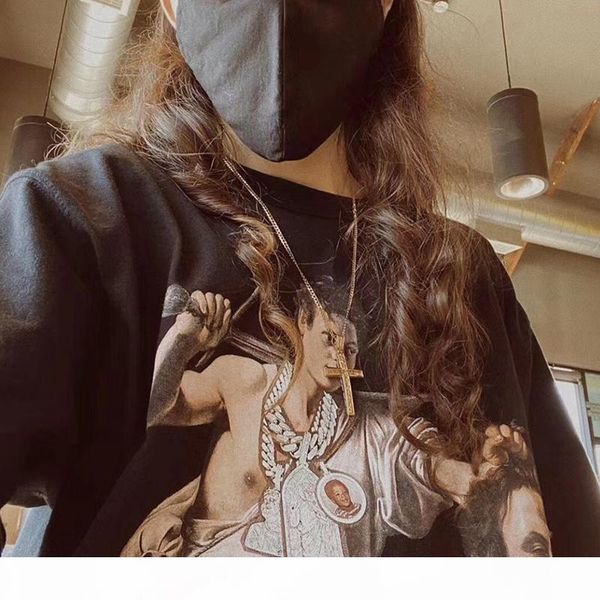 20ss westside gunn pray for paris pyrex vision t shirt hip hop fashion collaboration black casual t-shirt men women tee streetwear, White;black
20ss westside gunn pray for paris pyrex vision t shirt hip hop fashion collaboration black casual t-shirt men women tee streetwear, White;black