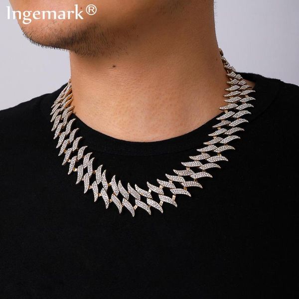 hip hop iced out paved rhinestones chain necklace women collares punk heavy miami cuban bling crystal choker rapper men jewelry, Silver
hip hop iced out paved rhinestones chain necklace women collares punk heavy miami cuban bling crystal choker rapper men jewelry, Silver