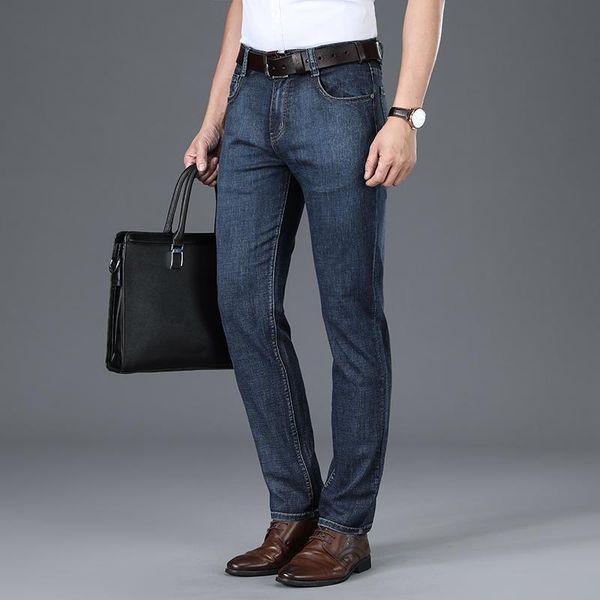 men's jeans classic style men brand business casual stretch slim denim pants light blue black trousers male
men's jeans classic style men brand business casual stretch slim denim pants light blue black trousers male