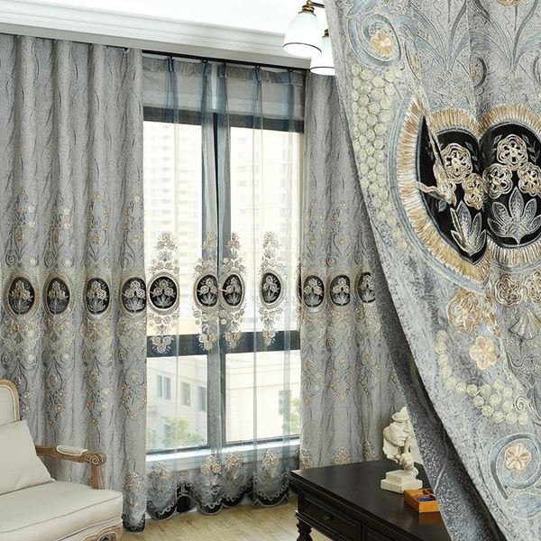 new chenille curtains for bedroom embroidery european style curtains for living room curtain screen
new chenille curtains for bedroom embroidery european style curtains for living room curtain screen