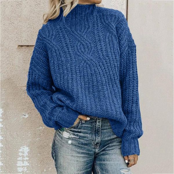 sweaters for women turtleneck pullovers fashion solid long sleeve sweater loose knitting 2021 winter clothes oc6, White;black
sweaters for women turtleneck pullovers fashion solid long sleeve sweater loose knitting 2021 winter clothes oc6, White;black