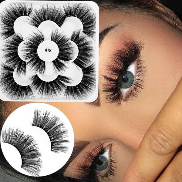 false eyelashes 5 pairs mink hair fake lashes natural long thick dramatic volume eyelash handmade soft extension makeup tools
false eyelashes 5 pairs mink hair fake lashes natural long thick dramatic volume eyelash handmade soft extension makeup tools