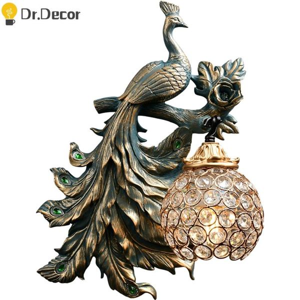 america vintage peacock wall lamp resin led sconce for living room industrial decor corridor wall sconce lamp bar mirror lights
america vintage peacock wall lamp resin led sconce for living room industrial decor corridor wall sconce lamp bar mirror lights