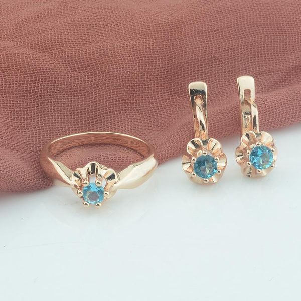 women light blue cubic zircon stone flowers earrings jewelry sets 585 rose gold color earrings+rings jewelry, Silver
women light blue cubic zircon stone flowers earrings jewelry sets 585 rose gold color earrings+rings jewelry, Silver