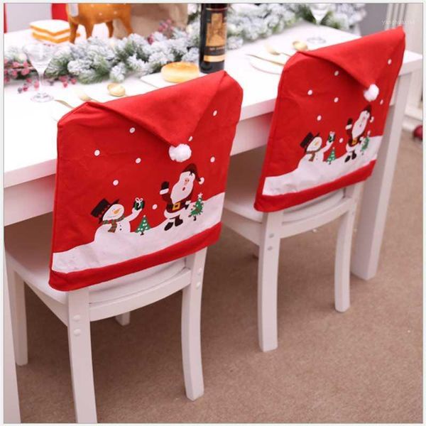 christmas decorations year 2021 for home 1pcs red santa claus snowman cloth chair cover navidad natal decor,q1
christmas decorations year 2021 for home 1pcs red santa claus snowman cloth chair cover navidad natal decor,q1