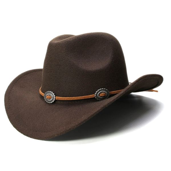 new retro western wool blend cowboy hat fedora cap hollow wide brim cowgirl cap, Blue;gray
new retro western wool blend cowboy hat fedora cap hollow wide brim cowgirl cap, Blue;gray
