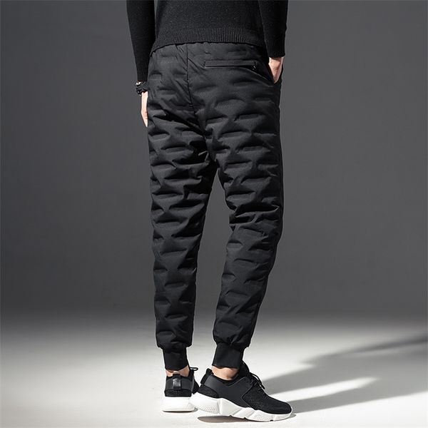 casual men white duck down pants winter thick warm slim elastic waist scratchproof windproof trousers skiing camping pants 201222, Black
casual men white duck down pants winter thick warm slim elastic waist scratchproof windproof trousers skiing camping pants 201222, Black