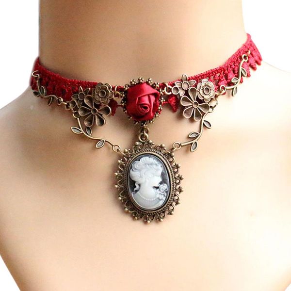 chains necklaces gussy life wholesale stylish cameo red rose lace fashion necklace jewelry women gift xmas pendant feb14, Silver
chains necklaces gussy life wholesale stylish cameo red rose lace fashion necklace jewelry women gift xmas pendant feb14, Silver