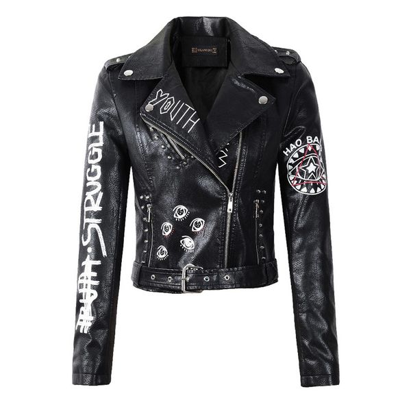 2021 new autumn women winter faux soft leather jackets coats lady black rivet epaulet 3d print streetwear sl9c
2021 new autumn women winter faux soft leather jackets coats lady black rivet epaulet 3d print streetwear sl9c