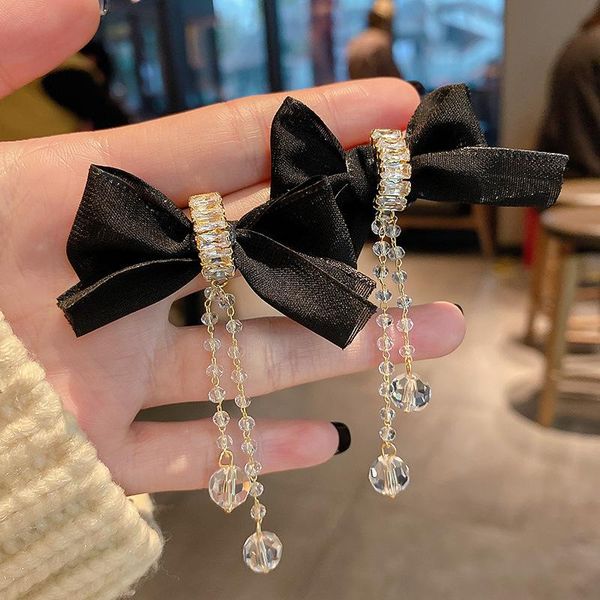 dangle & chandelier korean sweet elegant yarn bowknot flower crystal long tassel drop earrings for women girls holiday jewelry gifts, Silver
dangle & chandelier korean sweet elegant yarn bowknot flower crystal long tassel drop earrings for women girls holiday jewelry gifts, Silver