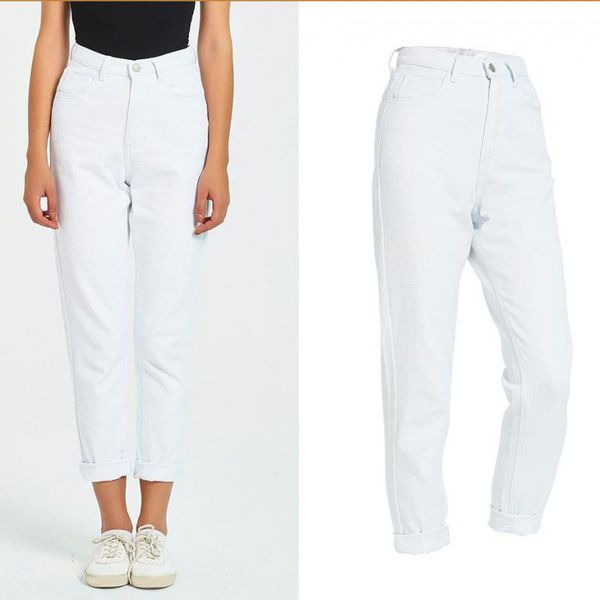 women's jeans women cotton boyfriend high waist loose straight-leg white jean trousers woman clothes slim fit ankle-length denim pants, Blue
women's jeans women cotton boyfriend high waist loose straight-leg white jean trousers woman clothes slim fit ankle-length denim pants, Blue