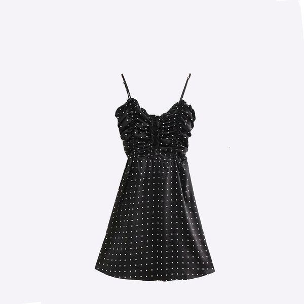 2021 new autumn of vintage very cut a white dot line ruffles dressed in spaghetti cetim belts touch lanon textile not snippet wii4, Black;gray
2021 new autumn of vintage very cut a white dot line ruffles dressed in spaghetti cetim belts touch lanon textile not snippet wii4, Black;gray