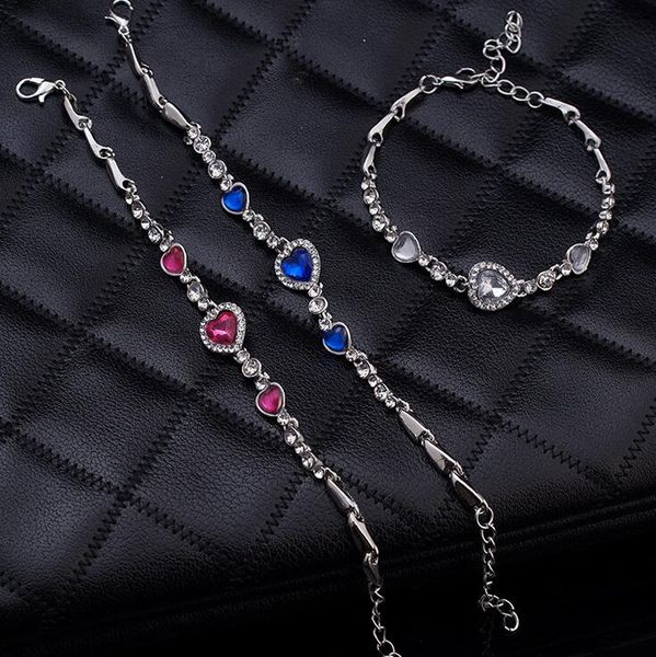 love peach heart crystal bracelet running in the lake fb152 mix order 20 pieces a lot charm bracelets, Black
love peach heart crystal bracelet running in the lake fb152 mix order 20 pieces a lot charm bracelets, Black