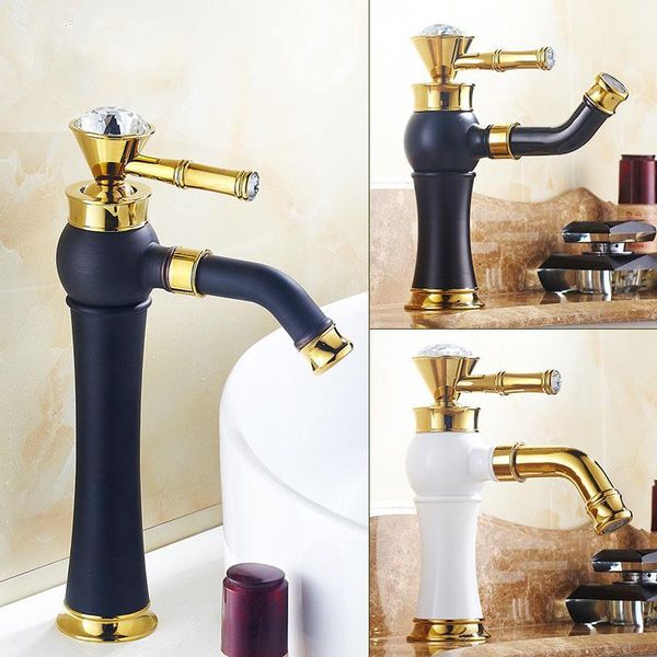 3 colors basin faucets modern gold color deck mounted bathroom mixer faucets black finish with diamond high bathroom sink faucet1
3 colors basin faucets modern gold color deck mounted bathroom mixer faucets black finish with diamond high bathroom sink faucet1