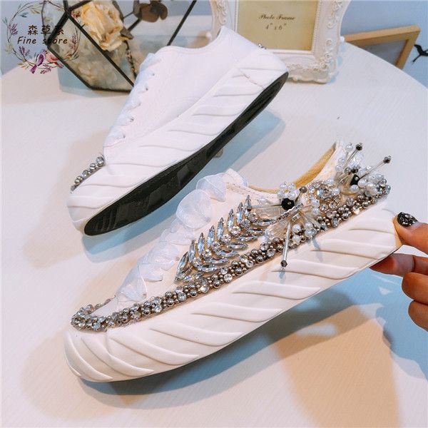 european station new water drill heavy industry manual string pearl flat bottom shoes canvas 100-lap leisure high-sun wind yfhk, Black
european station new water drill heavy industry manual string pearl flat bottom shoes canvas 100-lap leisure high-sun wind yfhk, Black
