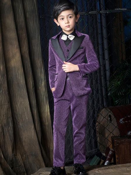 suits yuanlu 2021 boys blazer coat formal dress vest pants wedding party piano toddler clothes shiny purple1, Black
suits yuanlu 2021 boys blazer coat formal dress vest pants wedding party piano toddler clothes shiny purple1, Black
