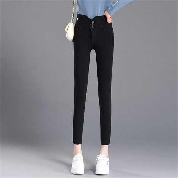 women denim jeans women's spring 2020 high waist ankle-length jeans elastic thin skinny pants, Blue
women denim jeans women's spring 2020 high waist ankle-length jeans elastic thin skinny pants, Blue